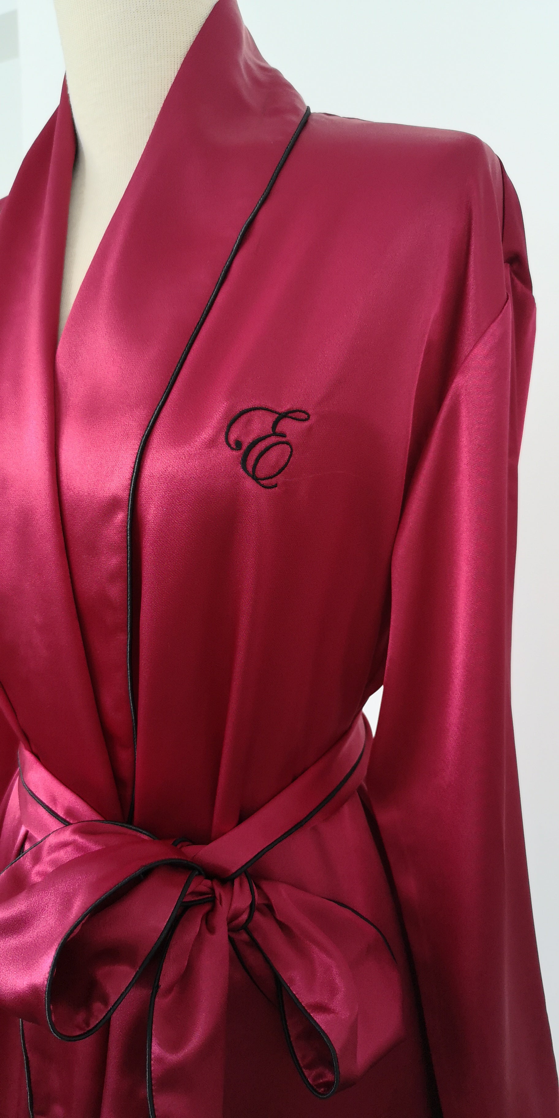 Empress Silk Robe (120 colours) - Bells & Birds
