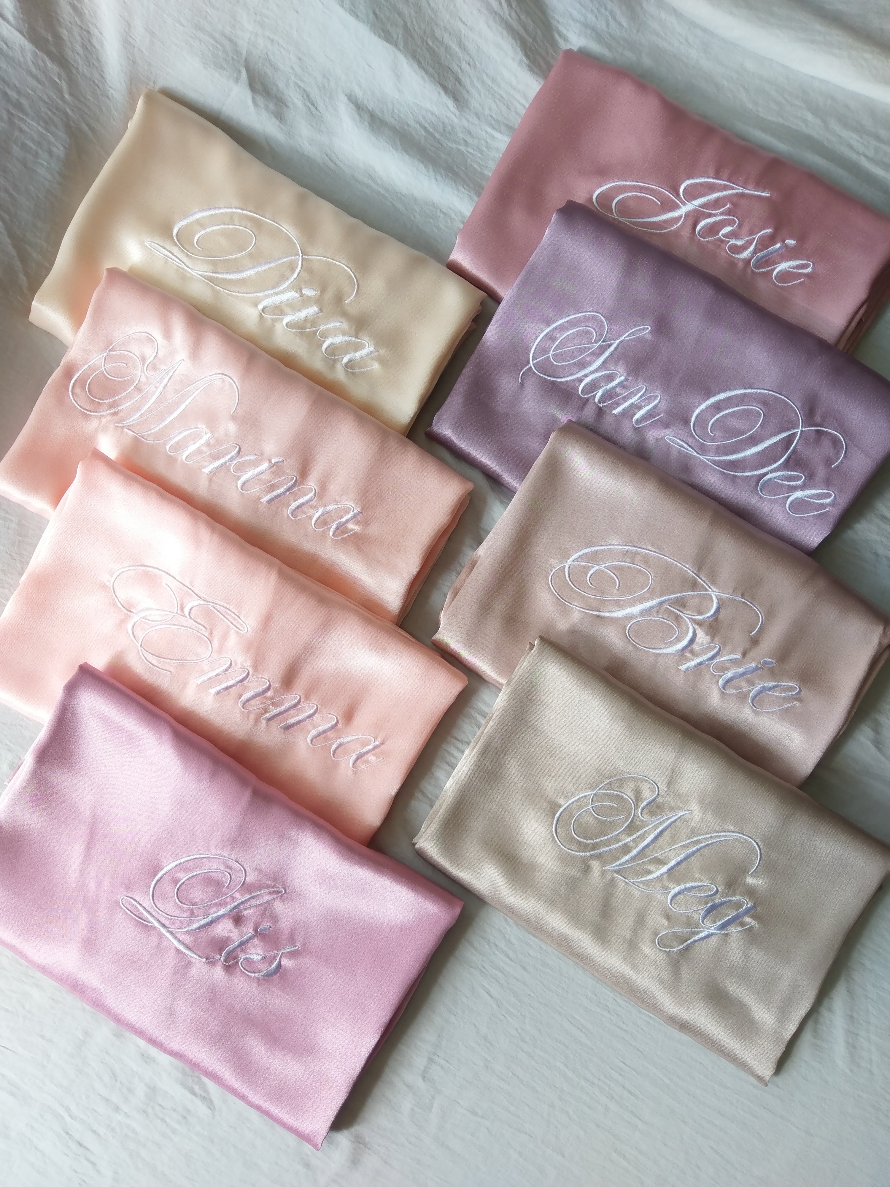 Bridesmaids Silk Robe Bundle - Bells & Birds