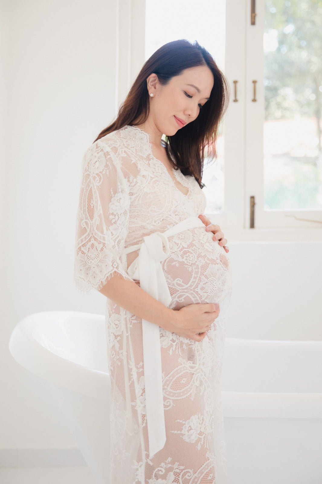 Fleur de Vie Lace Maxi Robe - Bells & Birds