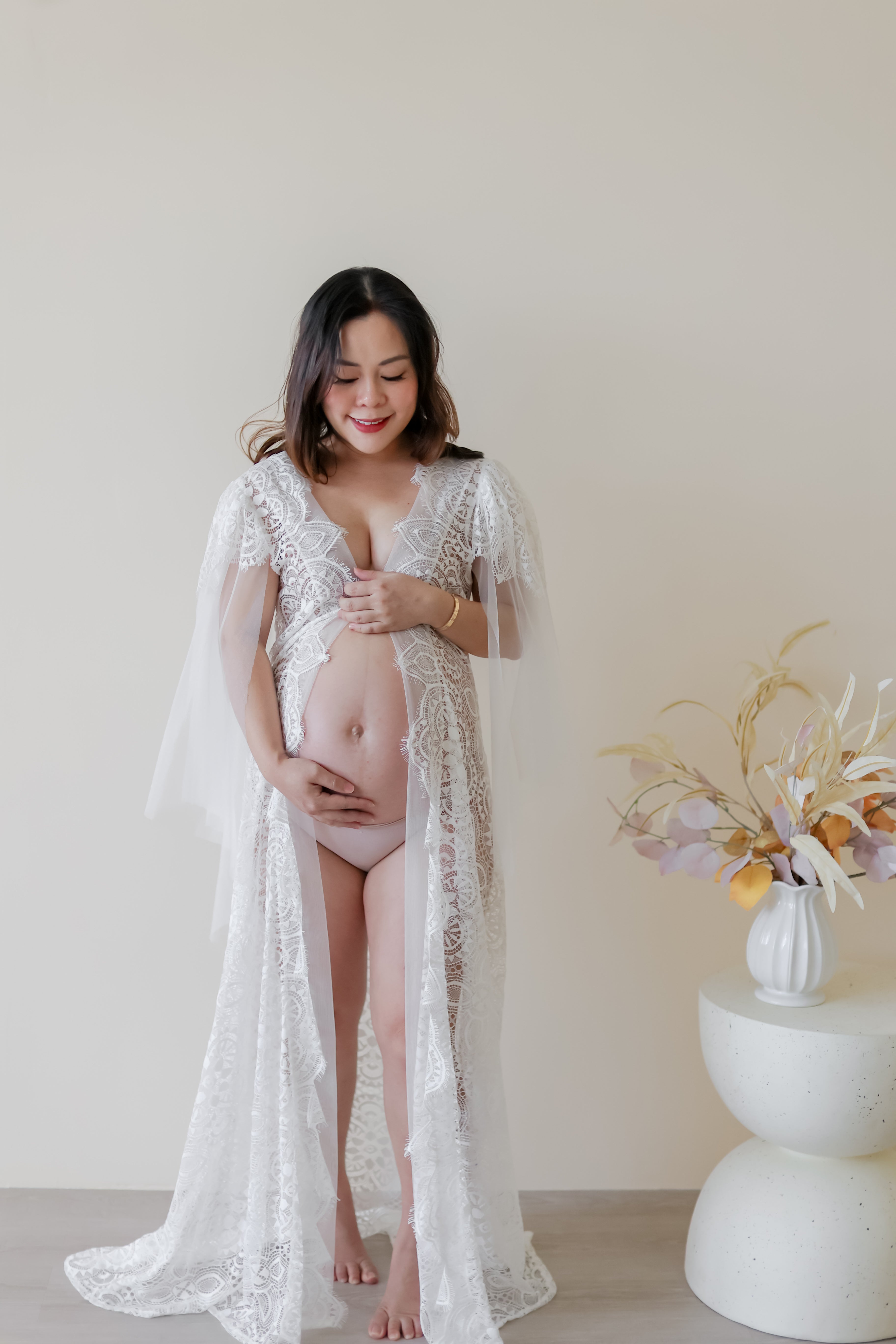 Elizabeth Lace Dressing Gown