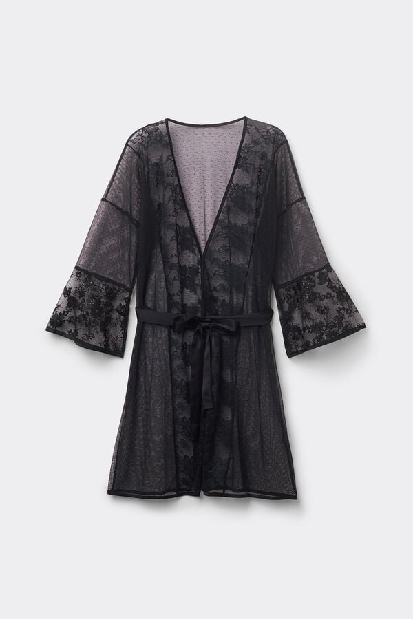 Couture de Nuit Lace Robe