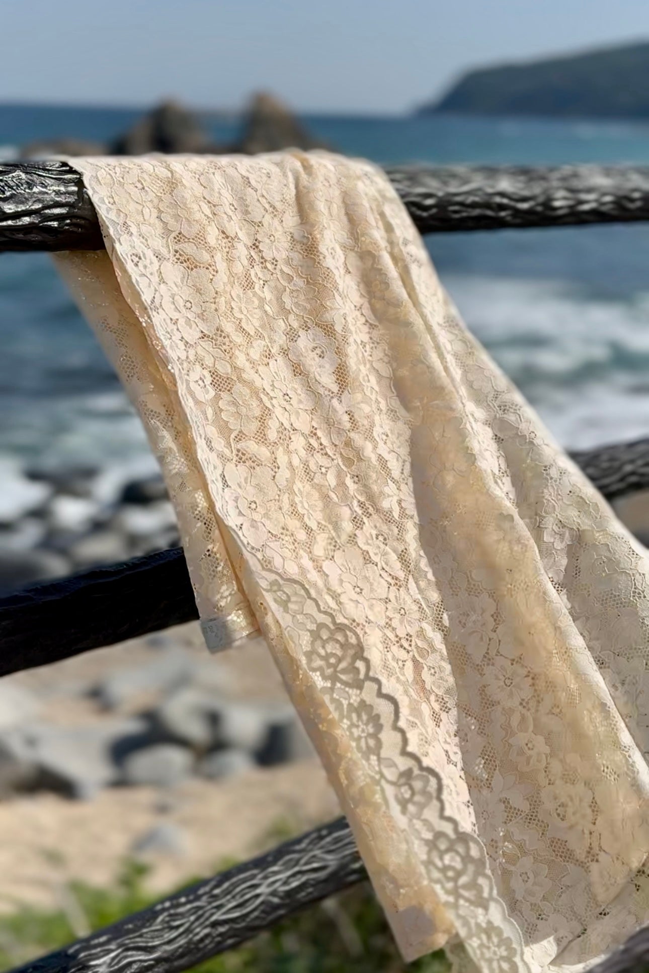 Juliette Lace Robe (Cream)