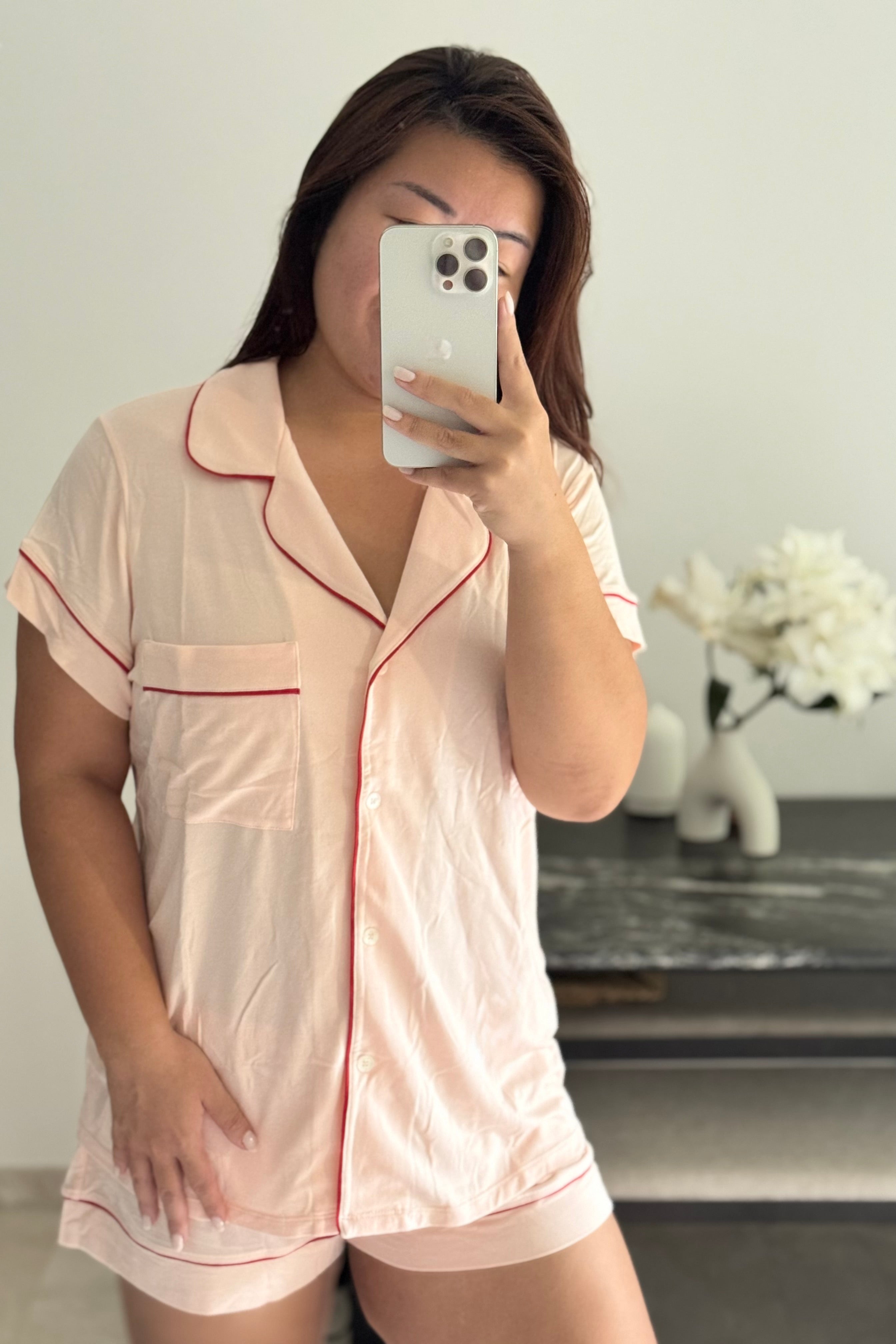 Oasis Modal Cotton PJs (Pink)