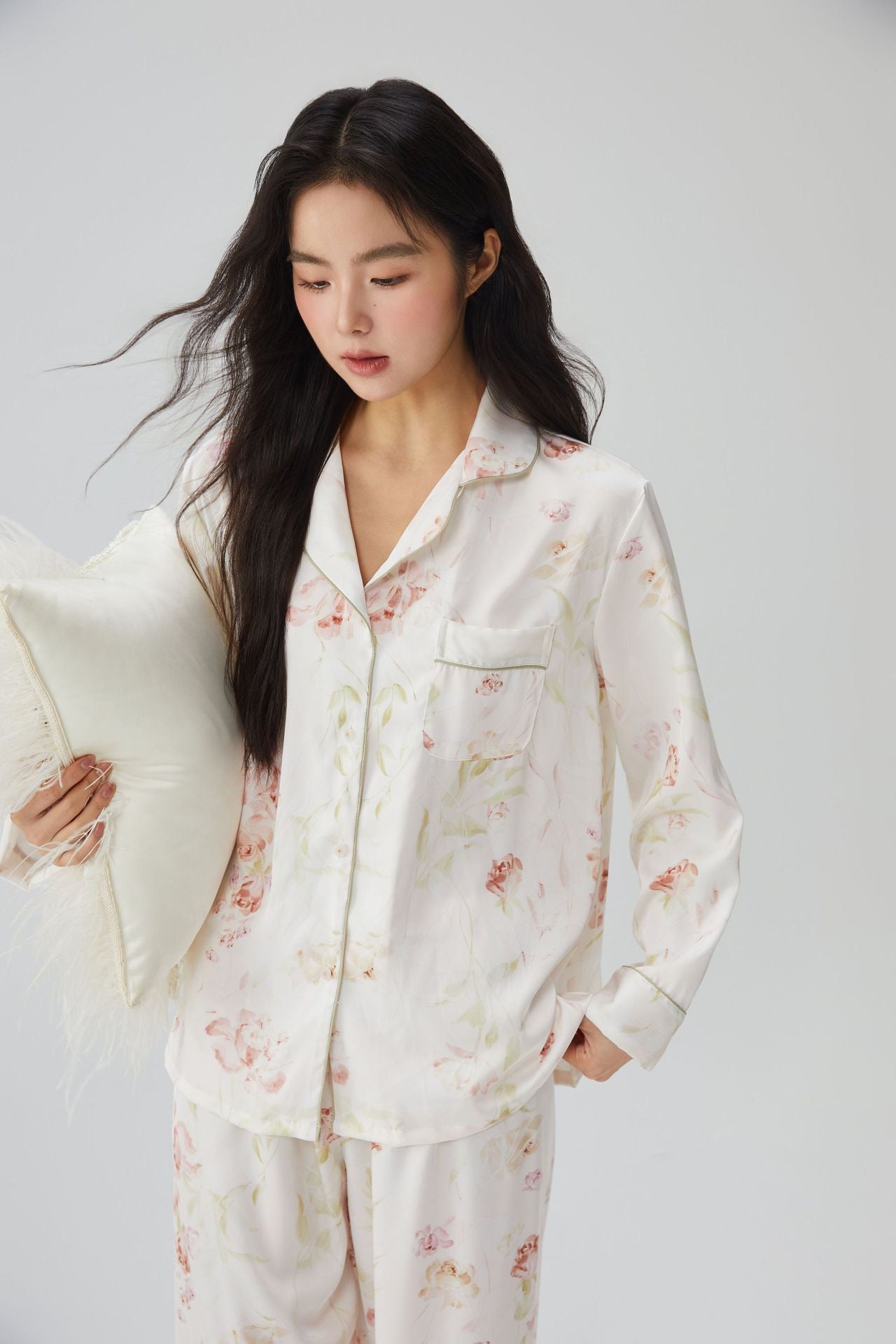 Rose Dawn PJ Pants Set - Bells & Birds