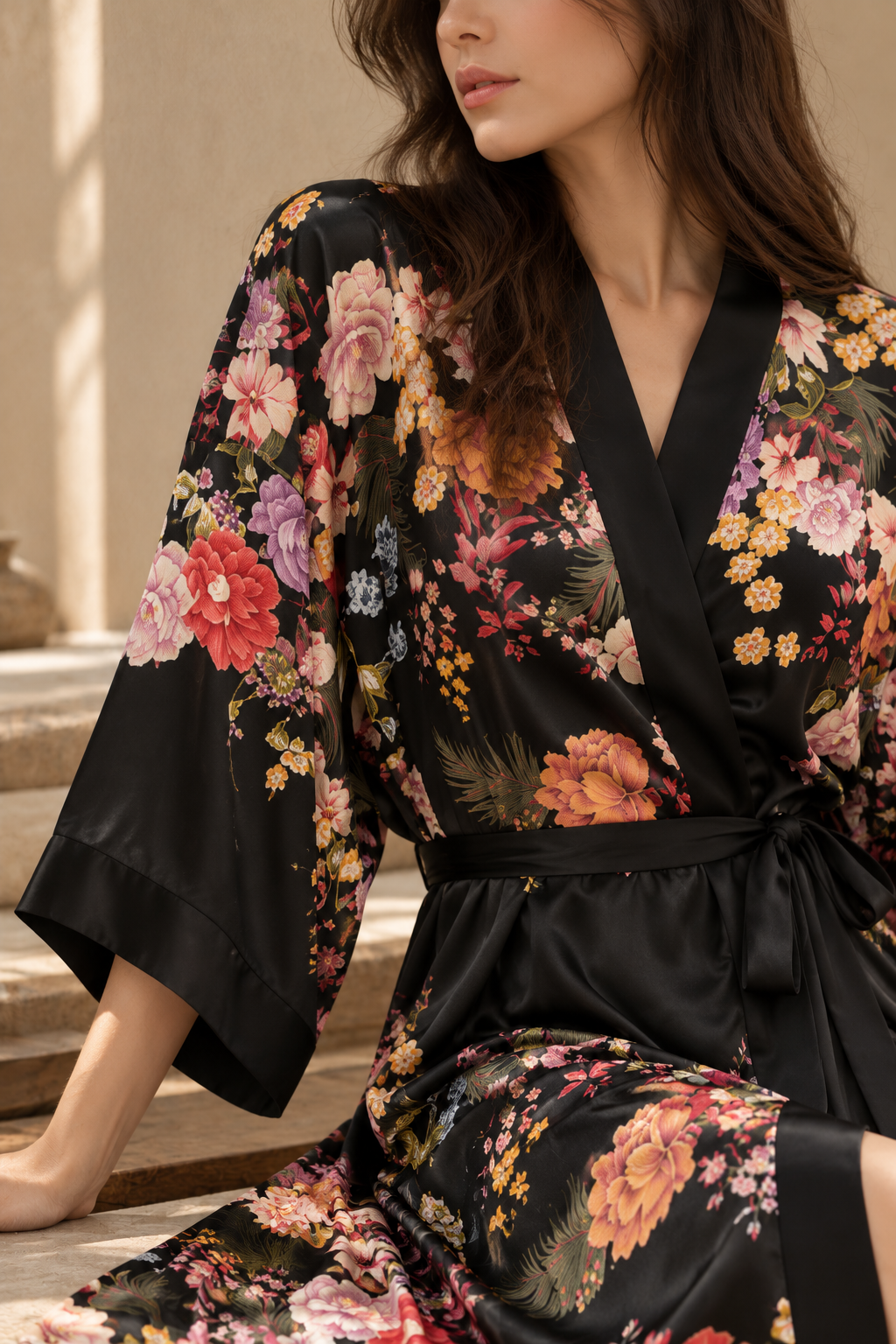 Flight of Whimsy Robe (Black)