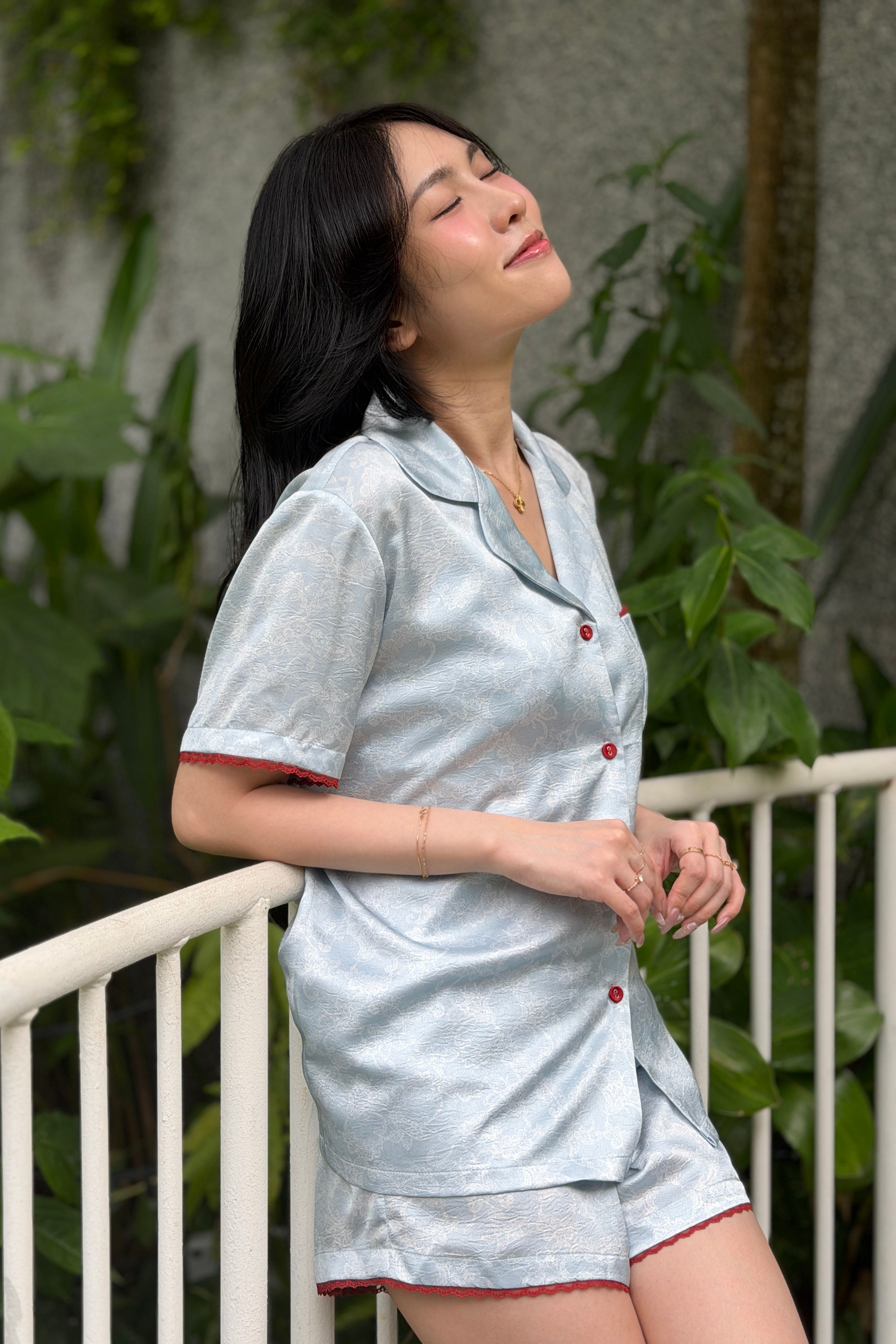 Lila Floral PJ Set - Bells & Birds