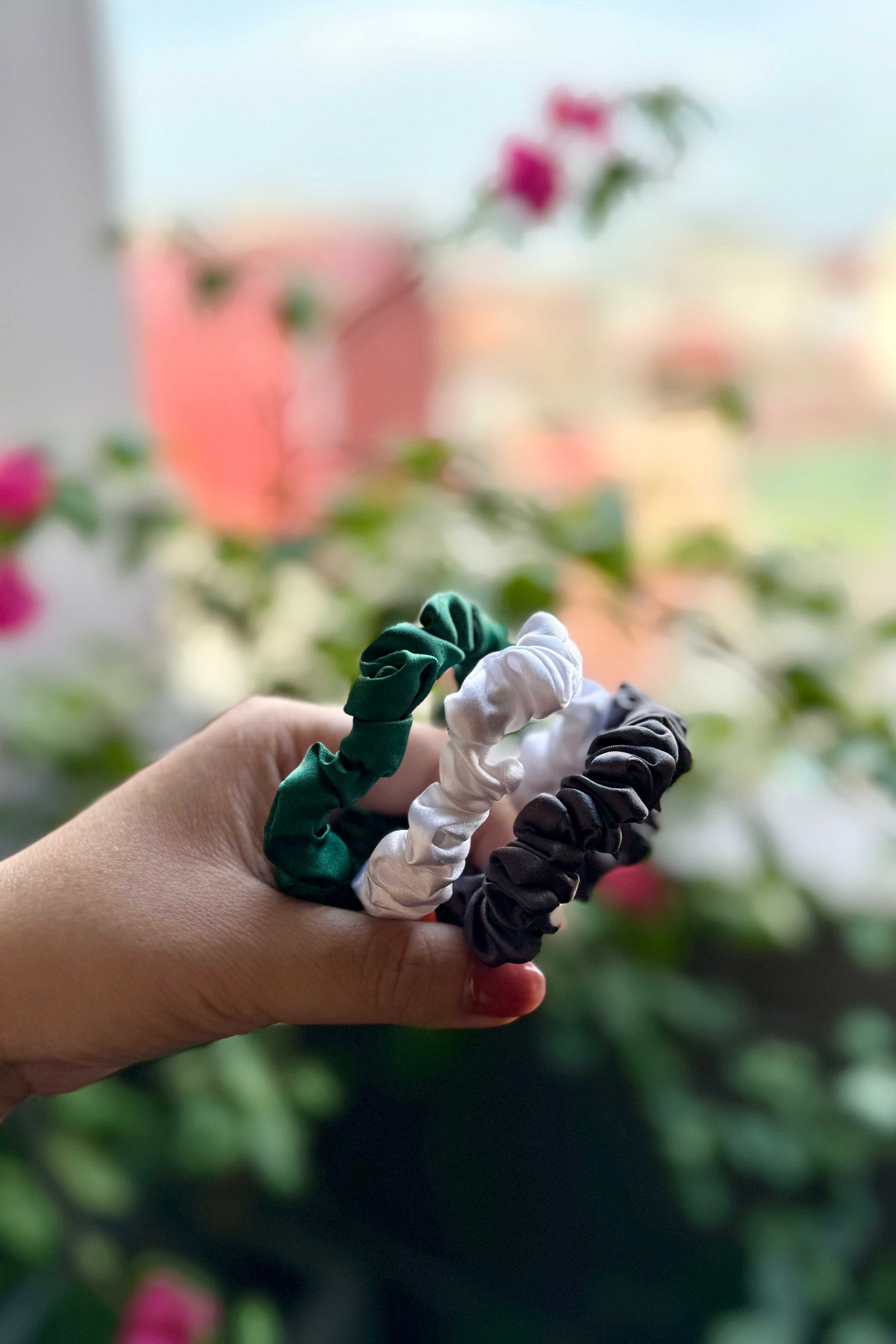 Mulberry Silk Scrunchies (3 for $40)