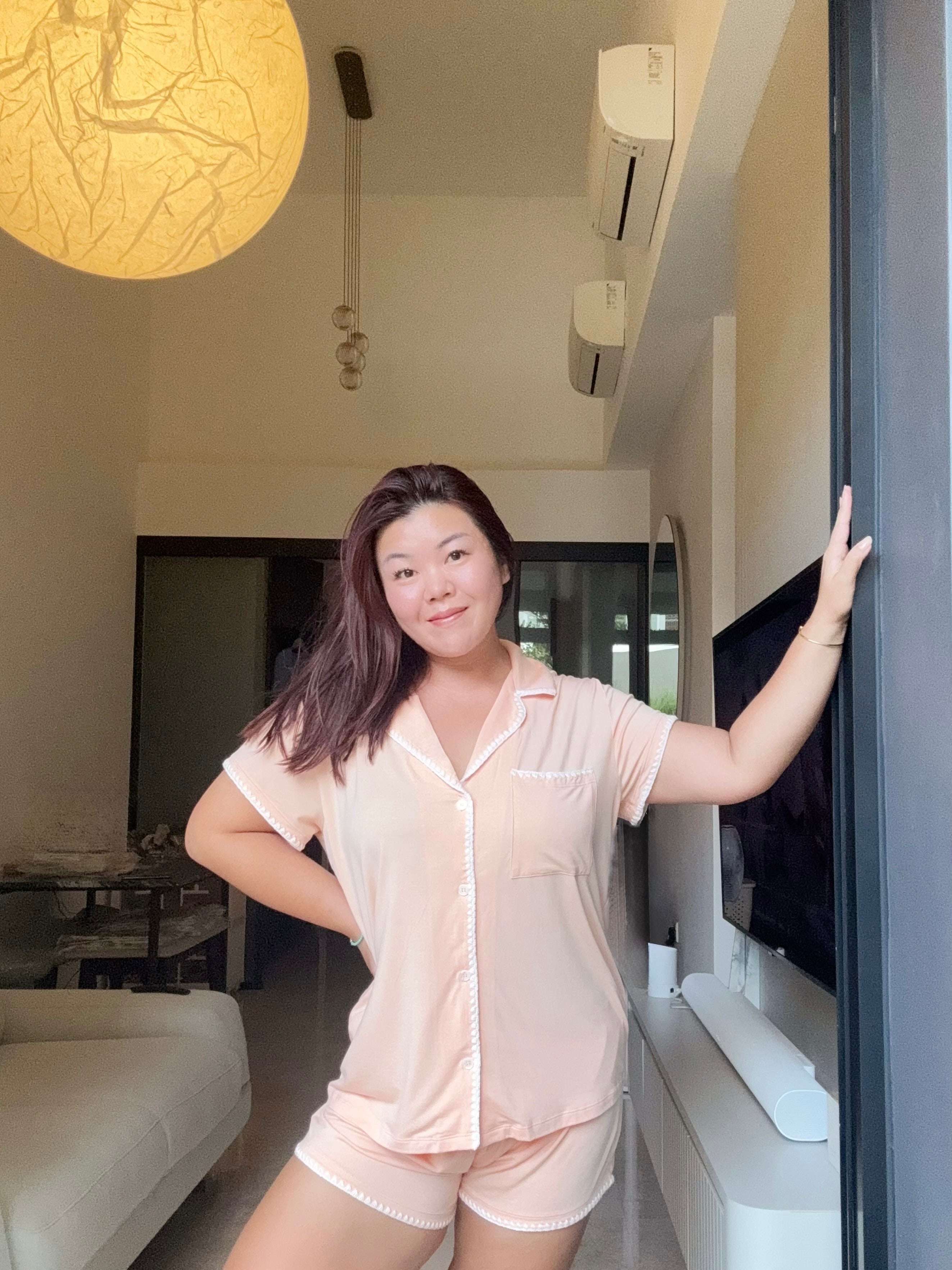 Oasis Modal Cotton PJs (Peach)