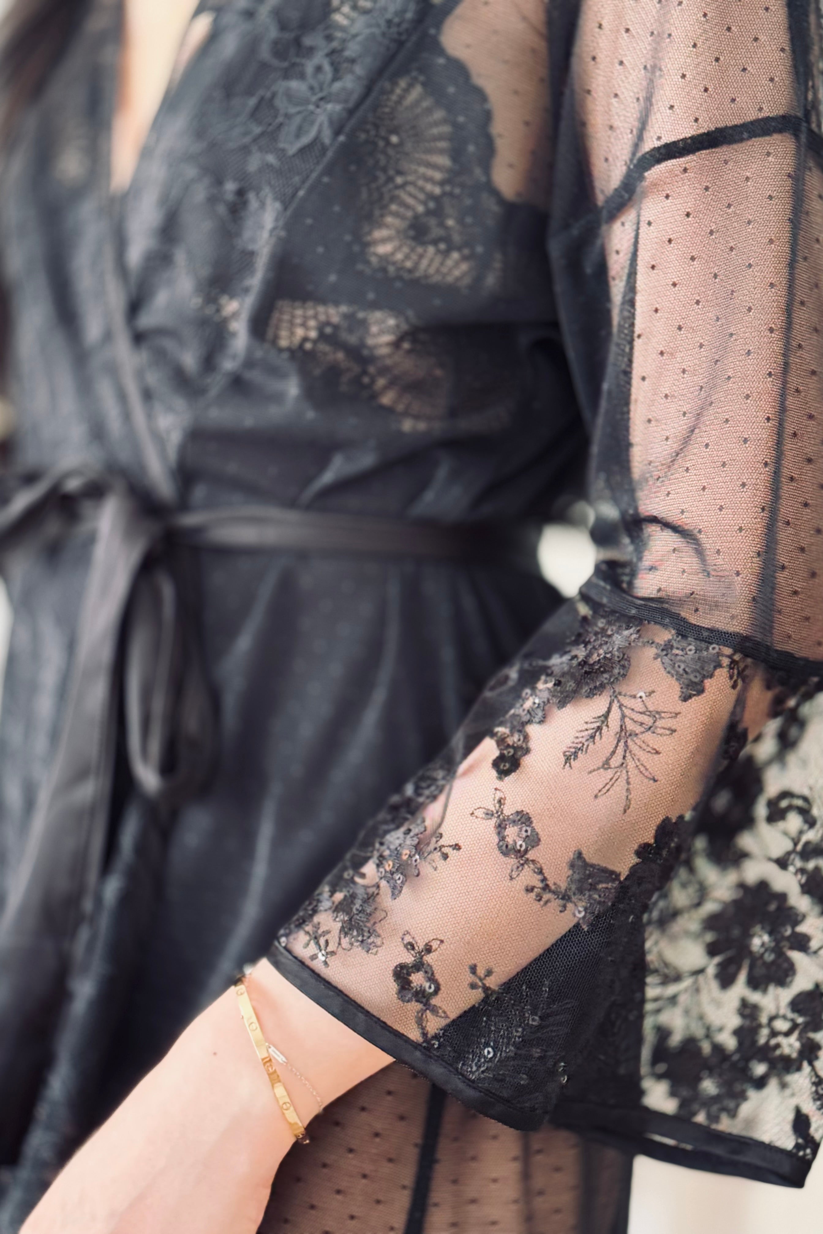 Couture de Nuit Lace Robe