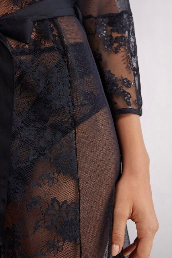 Couture de Nuit Lace Robe