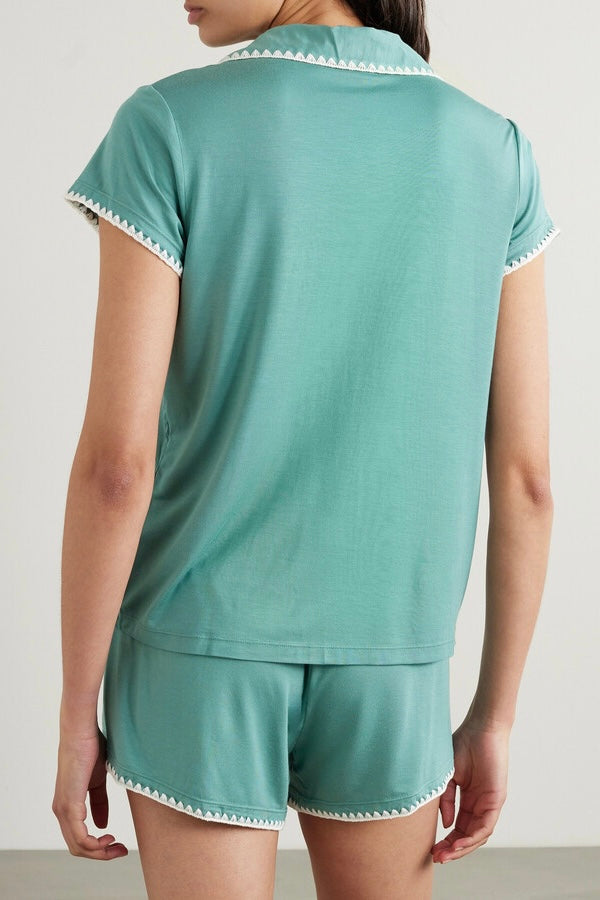 Oasis Modal Cotton PJs (Mint)