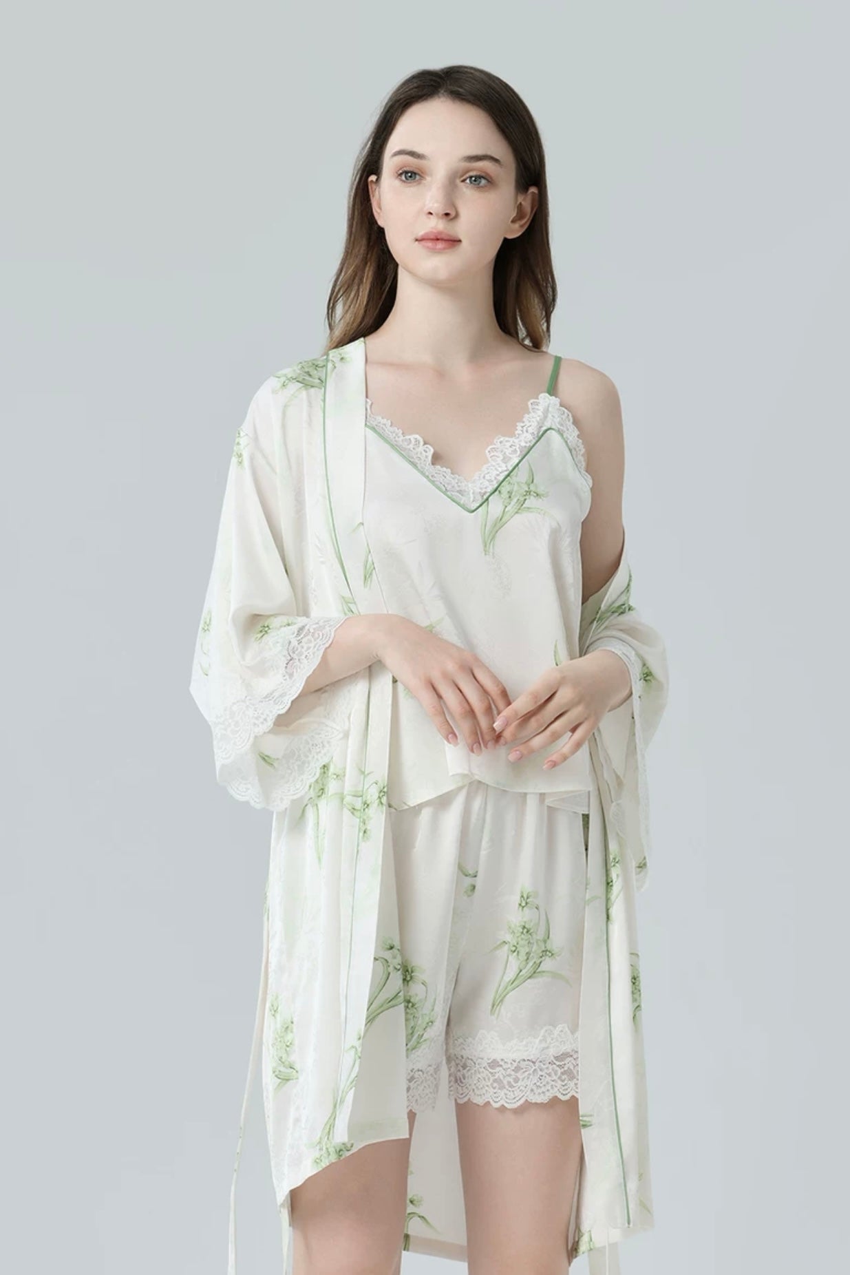 Lily Floral Robe