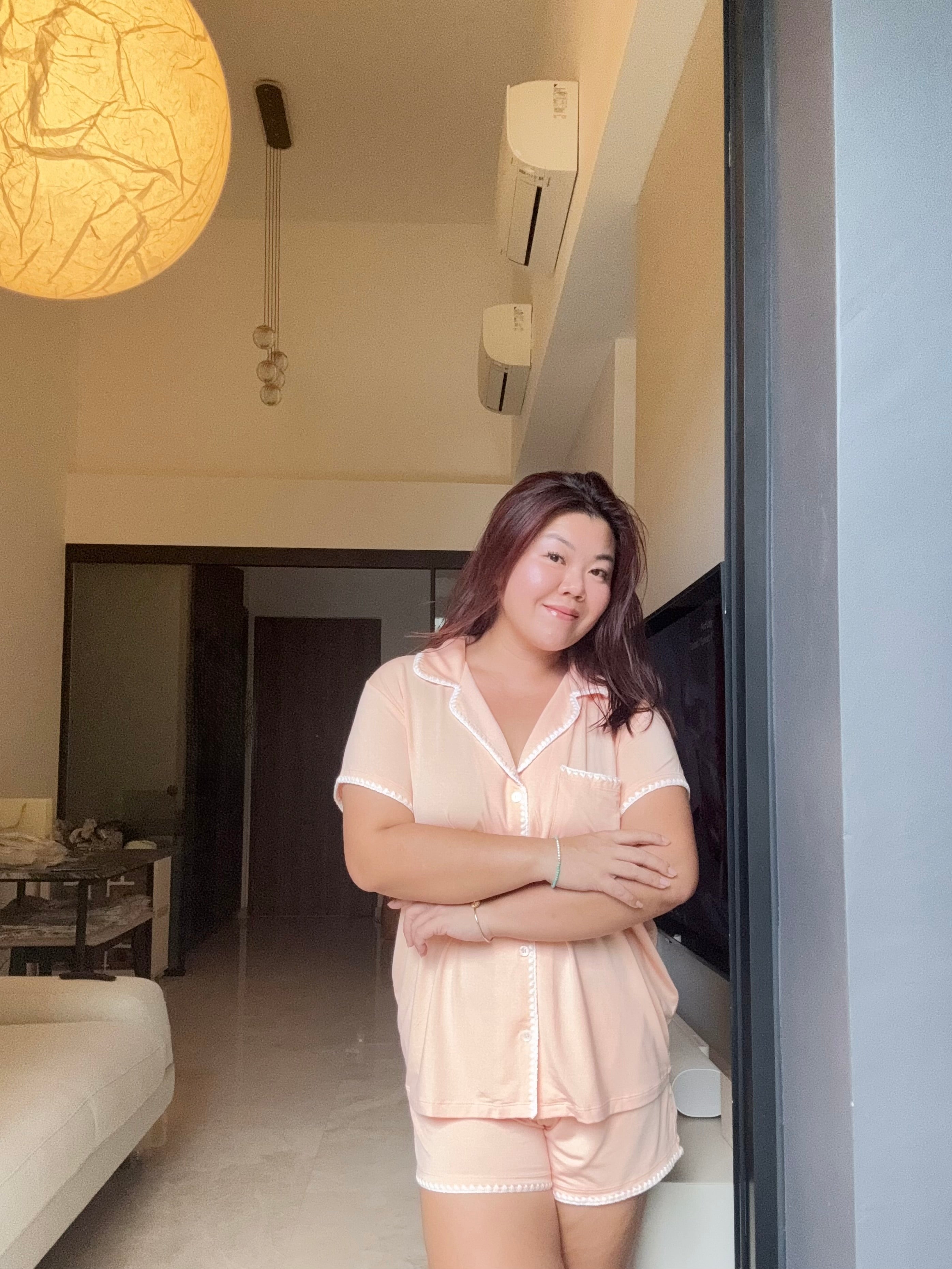 Oasis Modal Cotton PJs (Peach)