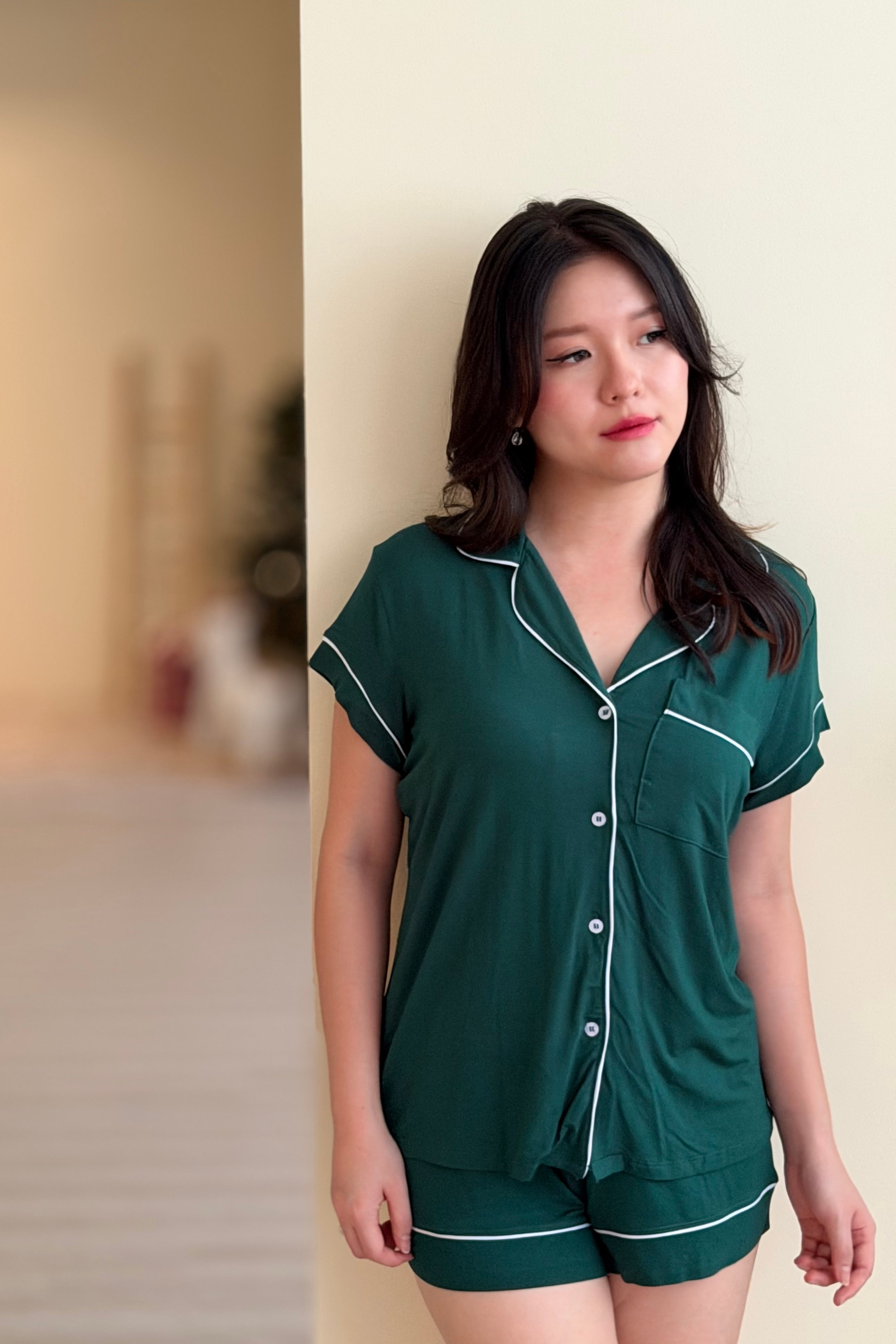 Oasis Modal Cotton PJs (Emerald)