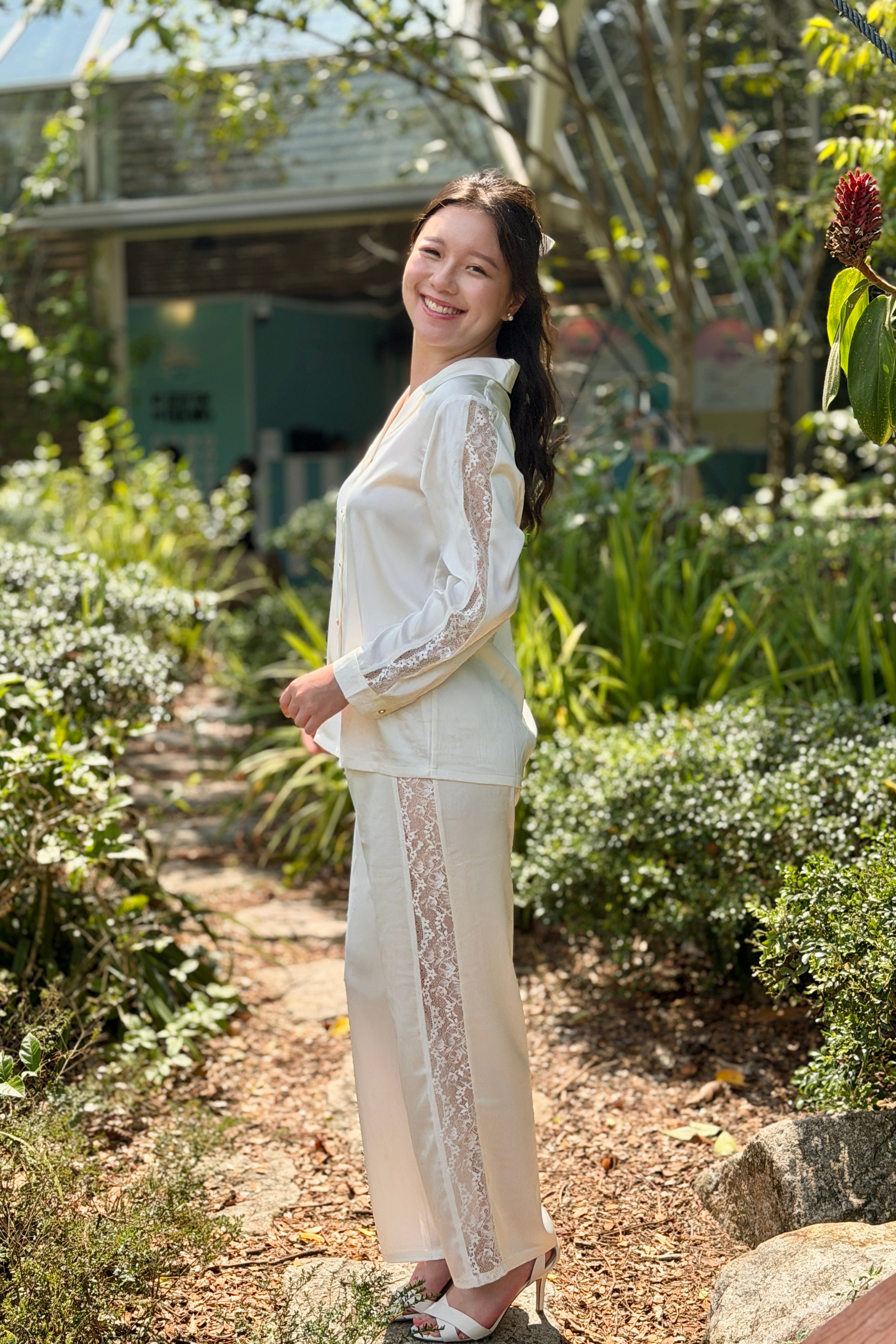 Soleil Pants PJs - Bells & Birds