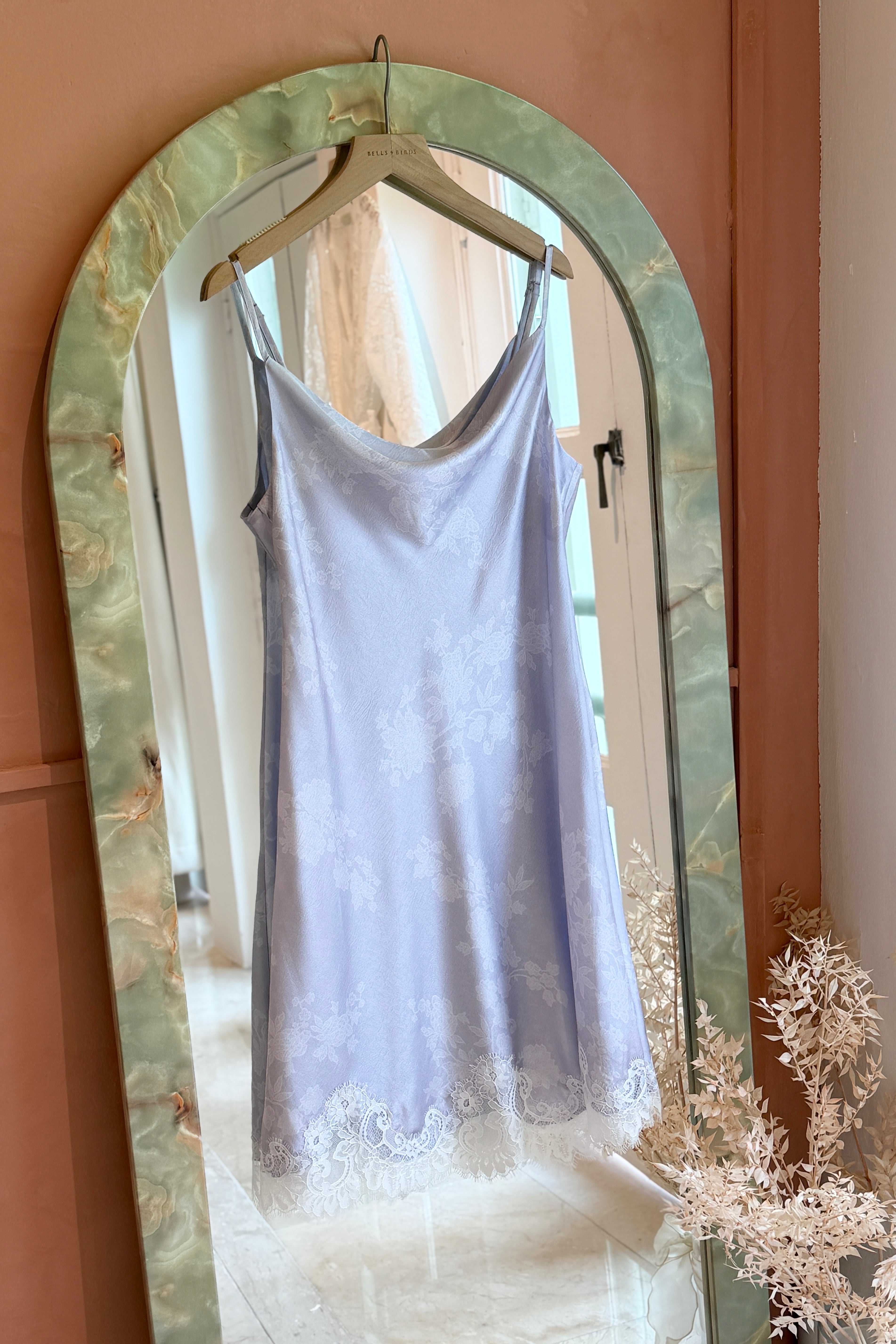 Lilac Cowl Neck Slip - Bells & Birds