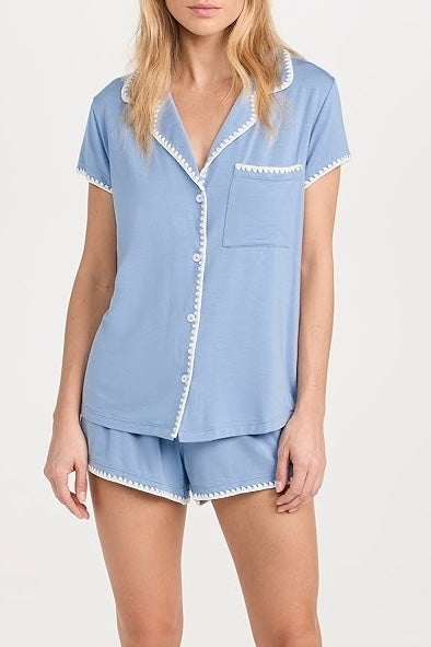 Oasis Modal Cotton PJs (Sky)