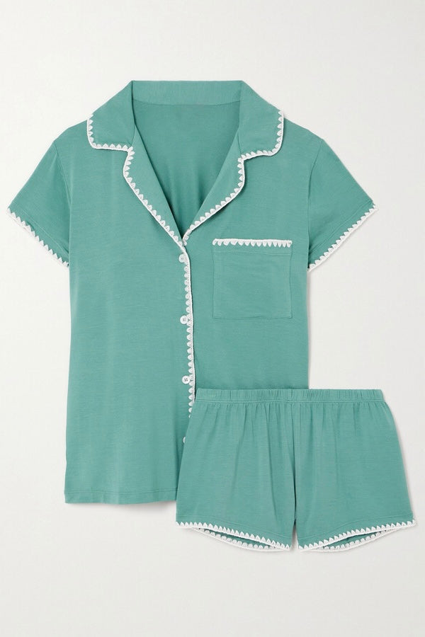 Oasis Modal Cotton PJs (Mint)