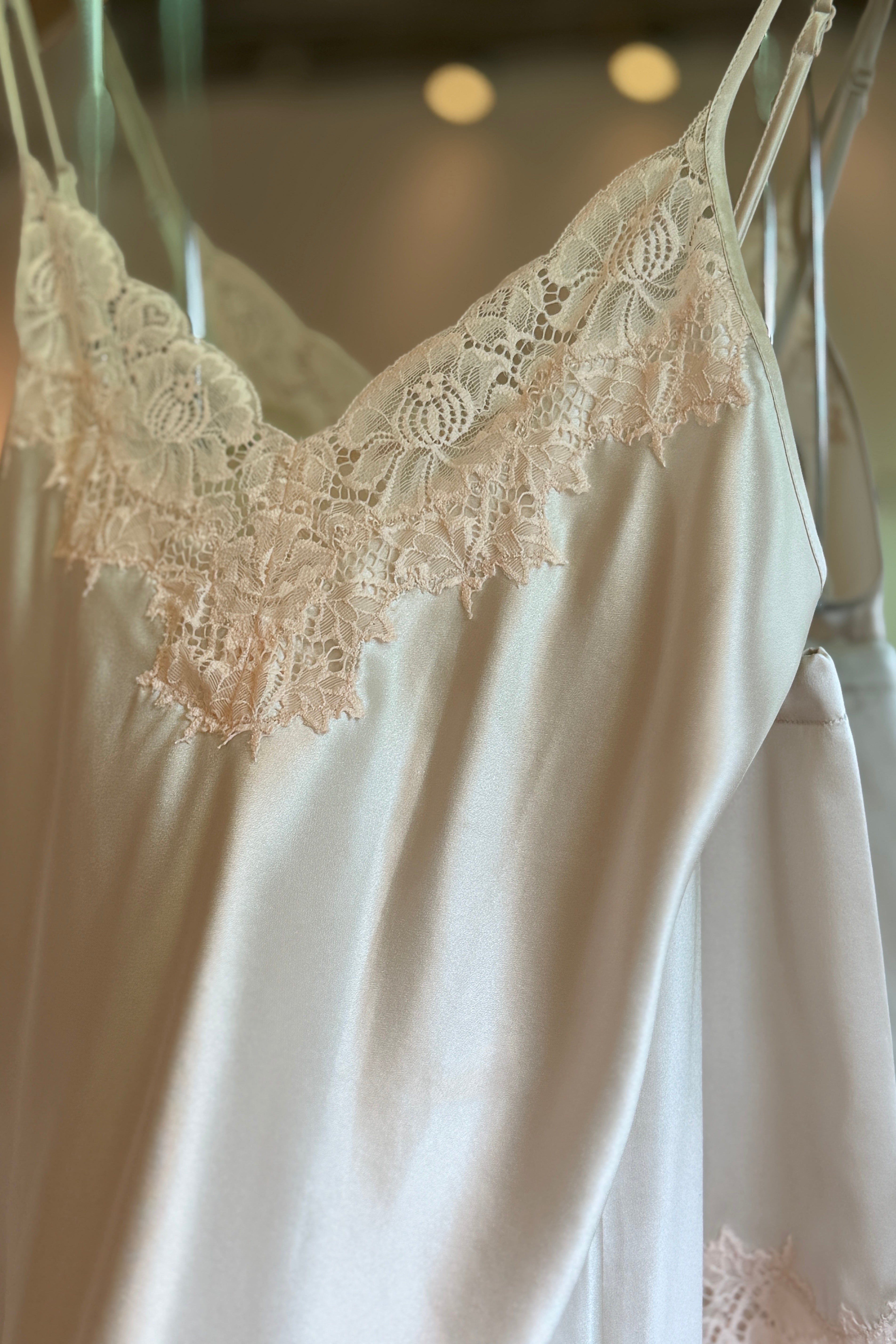 Everly Mulberry Silk Cami Set (Pink)