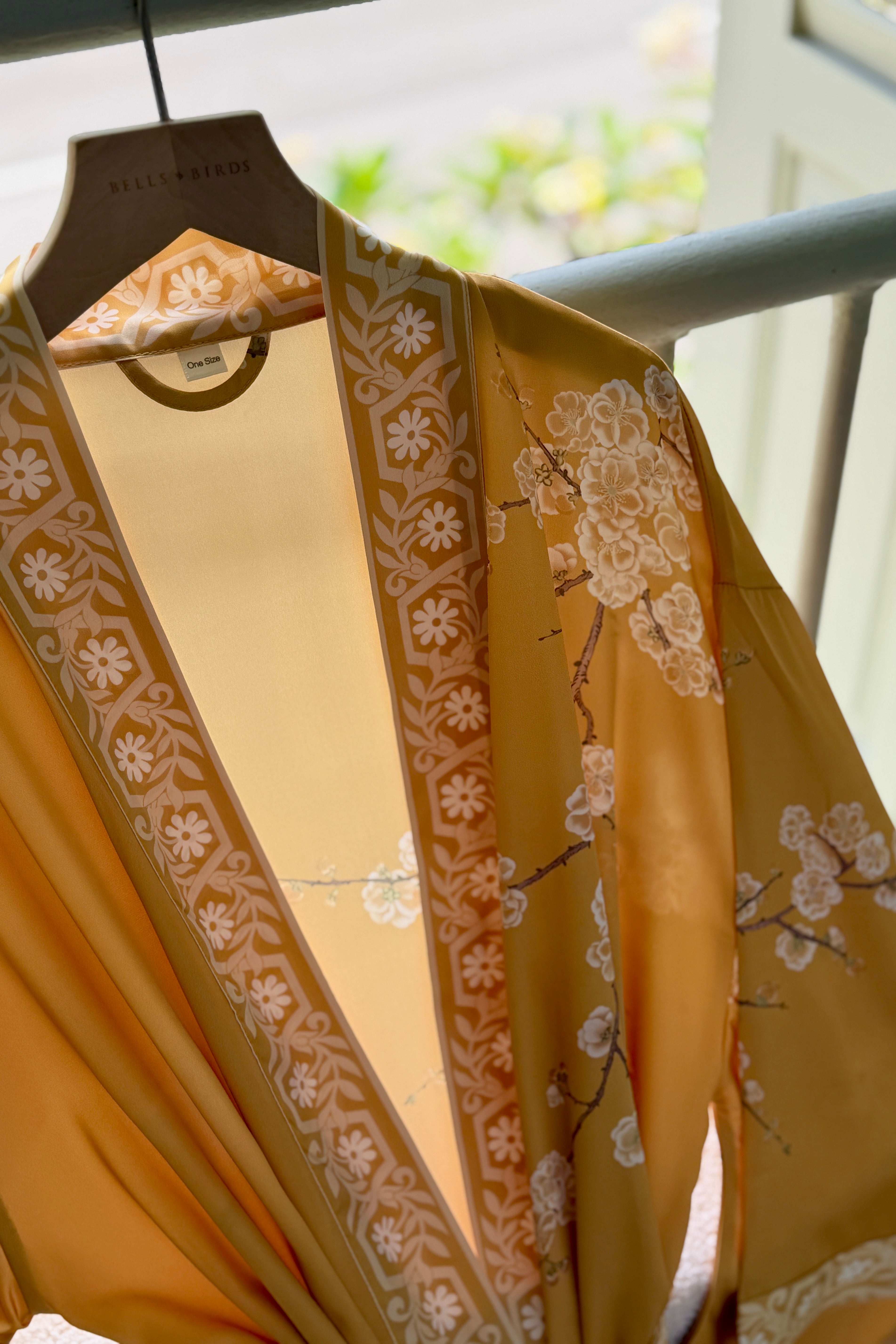 Flight of Whimsy Robe (Gold) - Bells & Birds