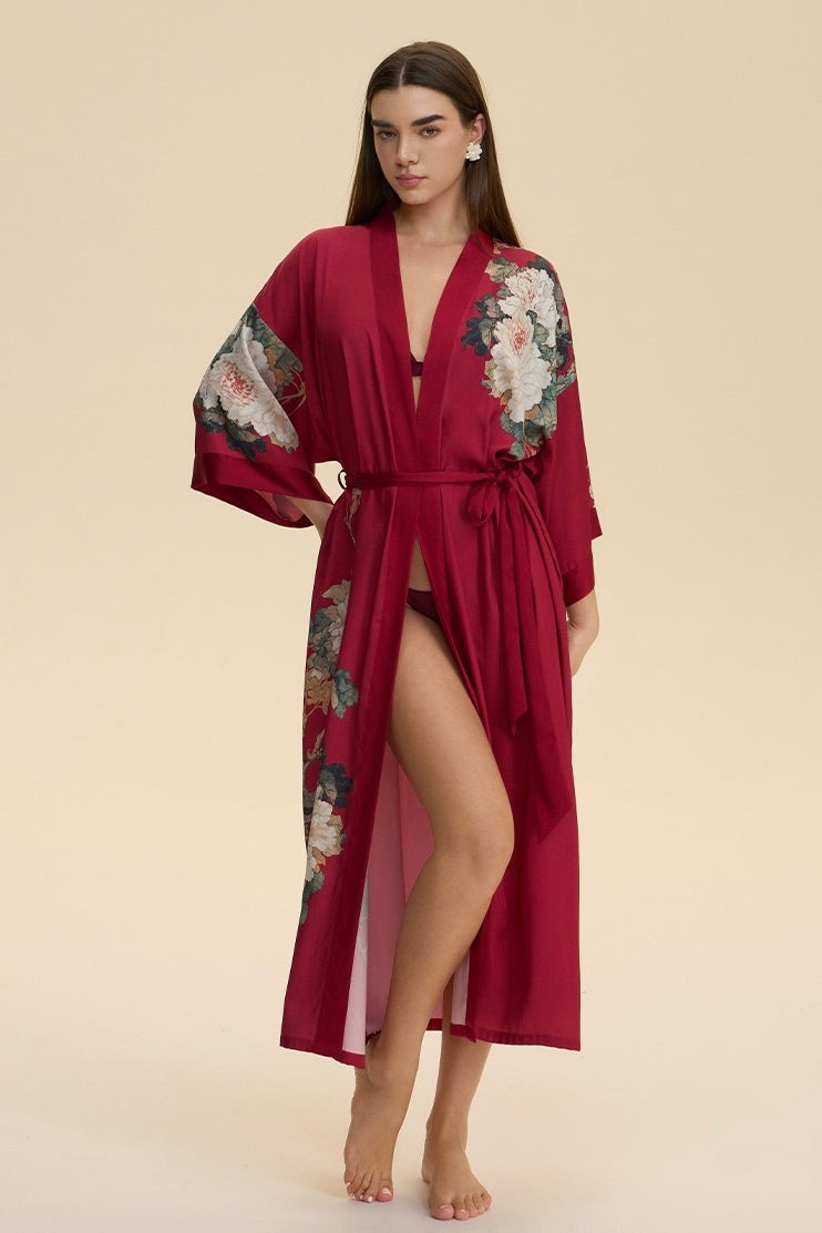 Flight of Whimsy Robe (Wine)