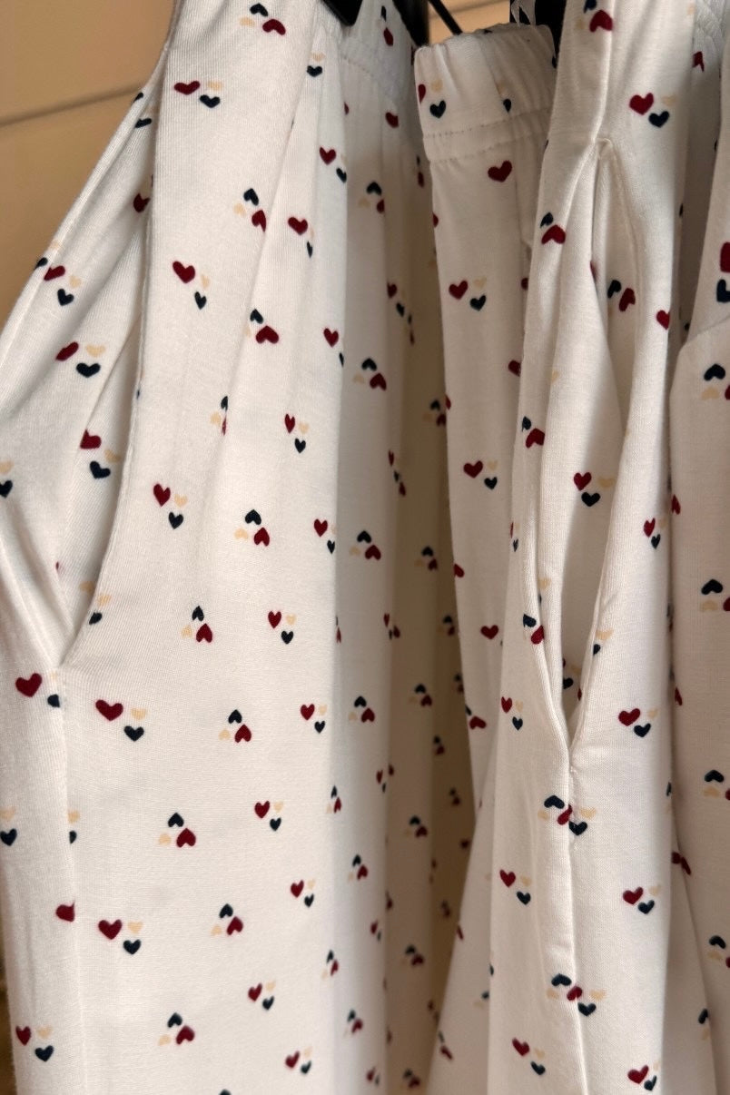 Oasis Pants PJs (Hearts)