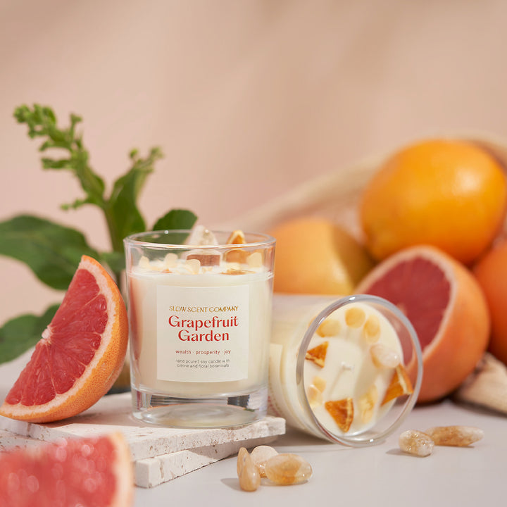 Slow Scent Company Candle (Grapefruit Garden)