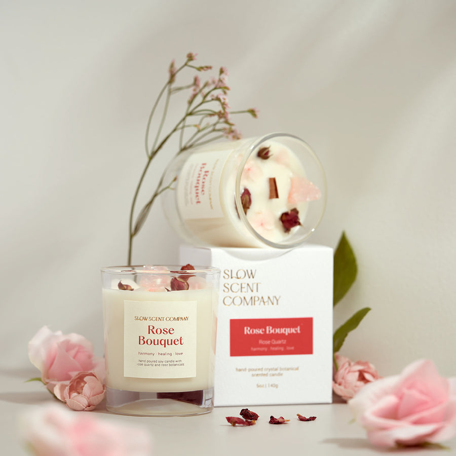 Slow Scent Company Candle (Rose Bouquet)