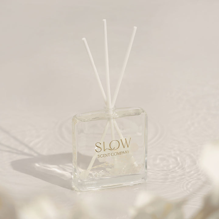 Slow Scent Company Crystal Reed Diffuser (White Tea)