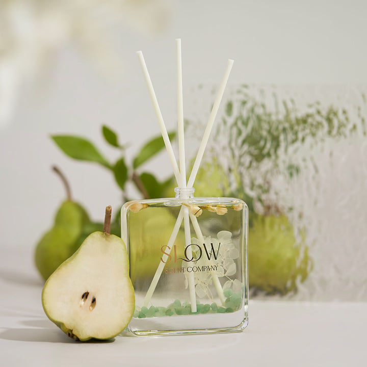 Slow Scent Company Crystal Reed Diffuser (Pear and Freesia)