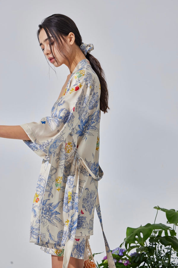 Clementine Satin Robe