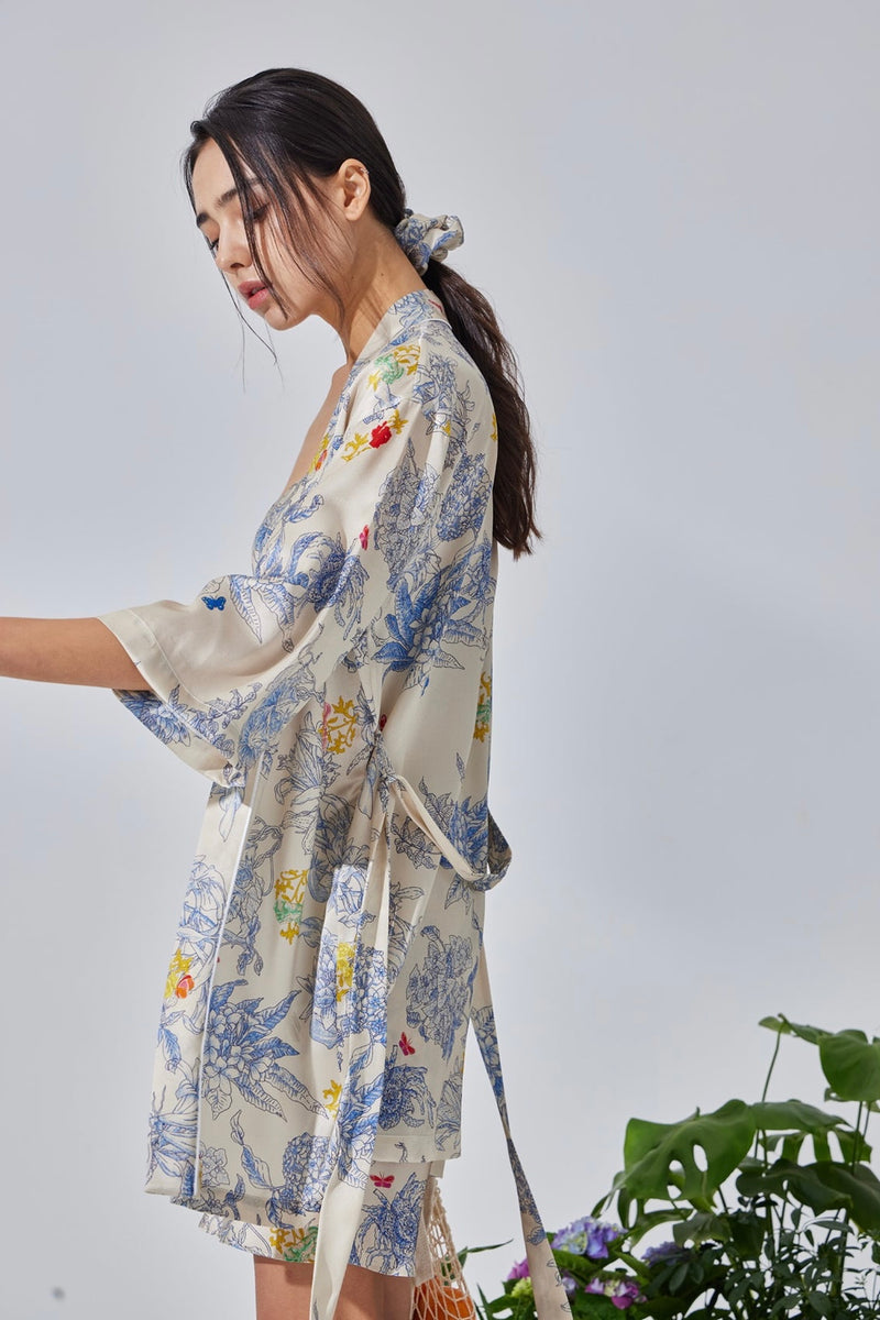 Clementine Satin Robe