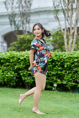 Midnight Merlot Flutter Top