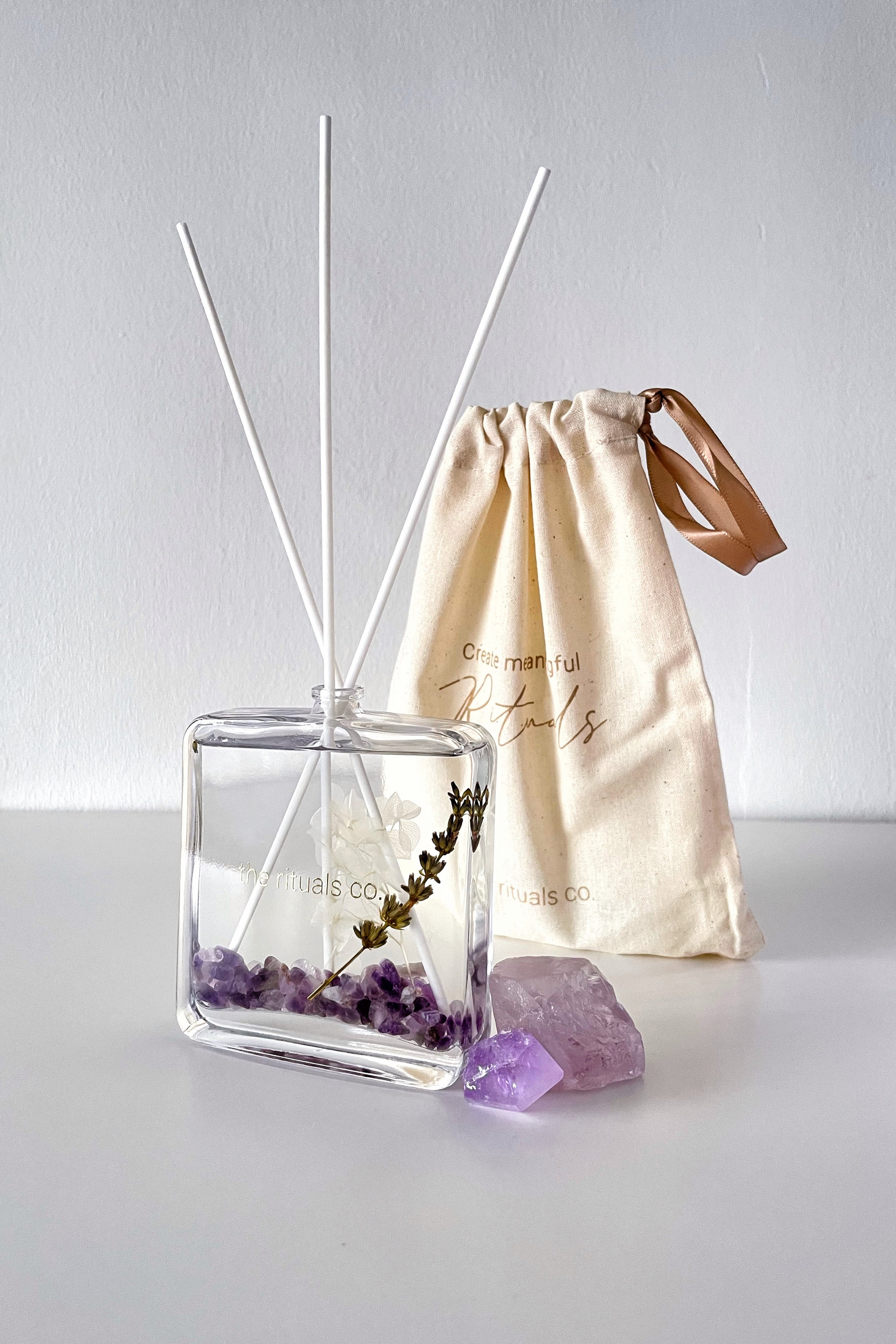 Rituals Co Crystal Reed Diffuser (Lavender White Tea)