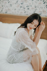 Elise Lace Robe