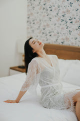 Elise Lace Robe
