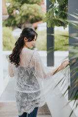 Elise Lace Robe