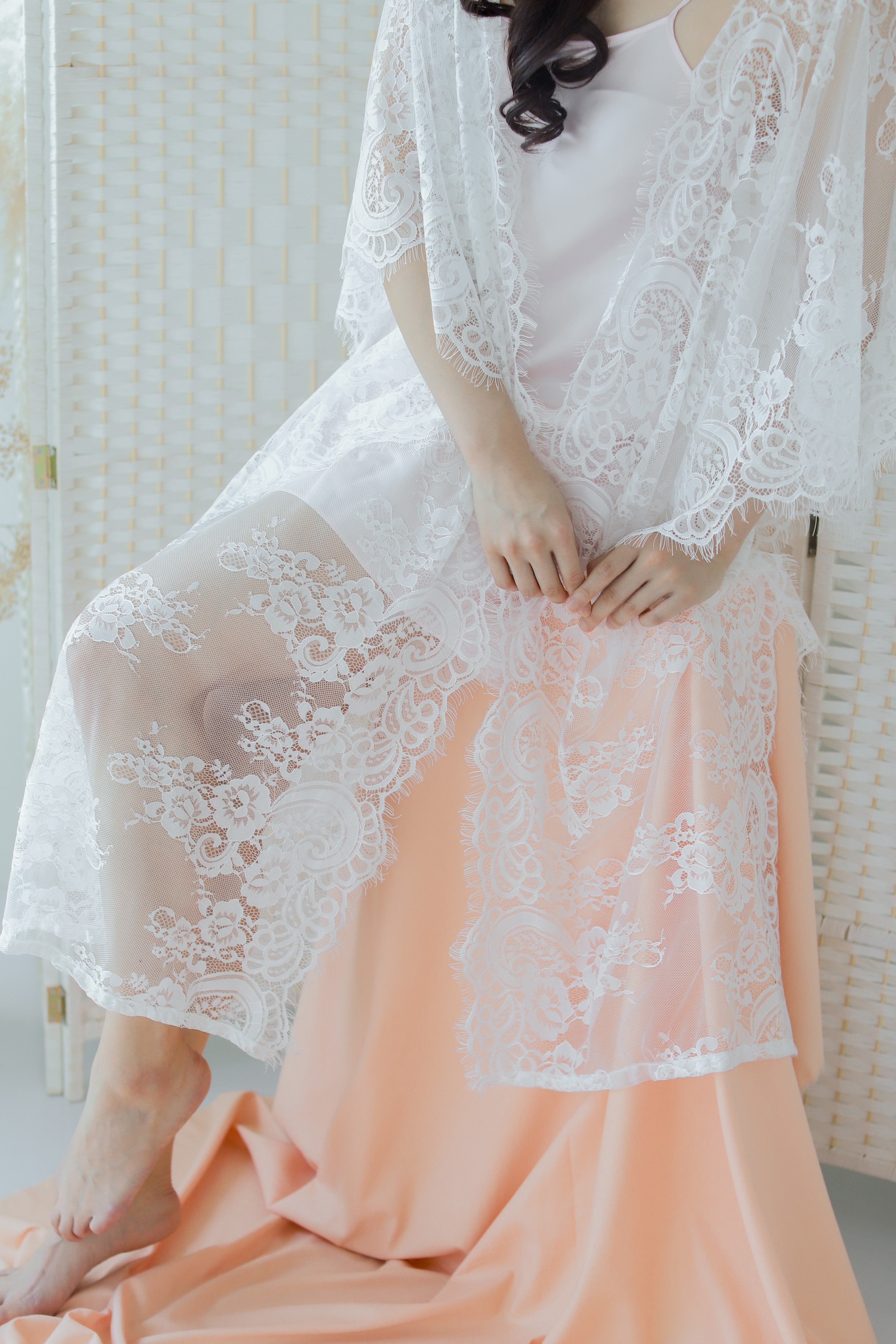 Magnolia Lace Kaftan