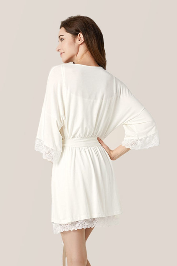 Sofia Cotton Robe (White)