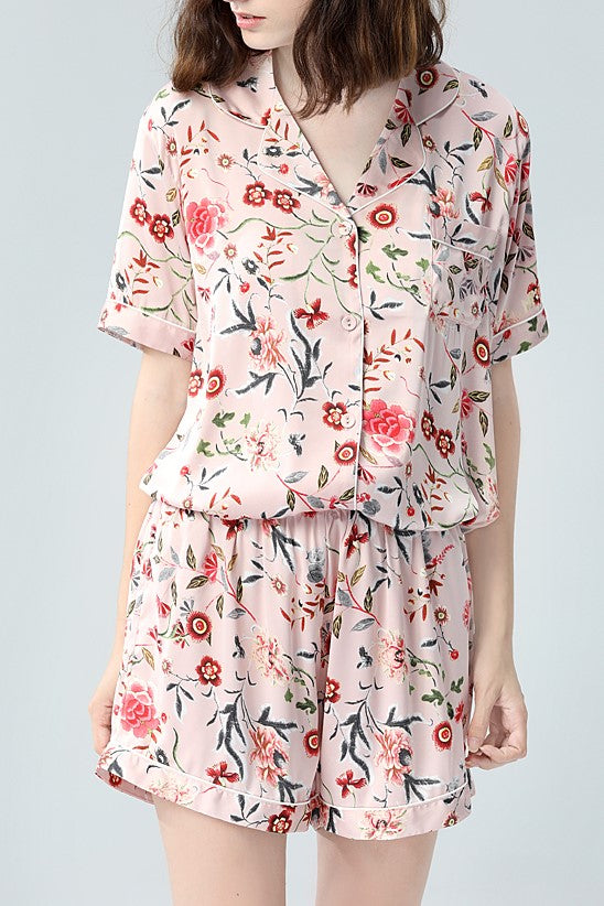 Wild Eden Bloom PJ Set - Bells & Birds