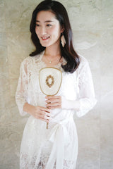 Fleur de Vie Lace Robe - Bells & Birds