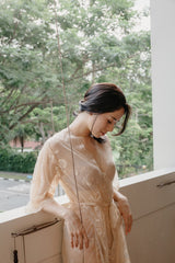 Gilded Grace Lace Robe
