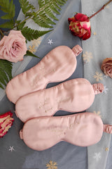 Zodiac Silk Eye Mask (Pink)