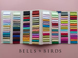 'Bride' Silk Robe (120 colours) - Bells & Birds