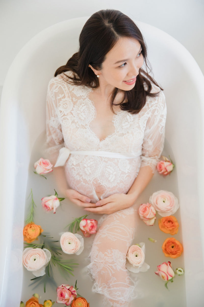 Fleur de Vie Lace Maxi Robe - Bells & Birds